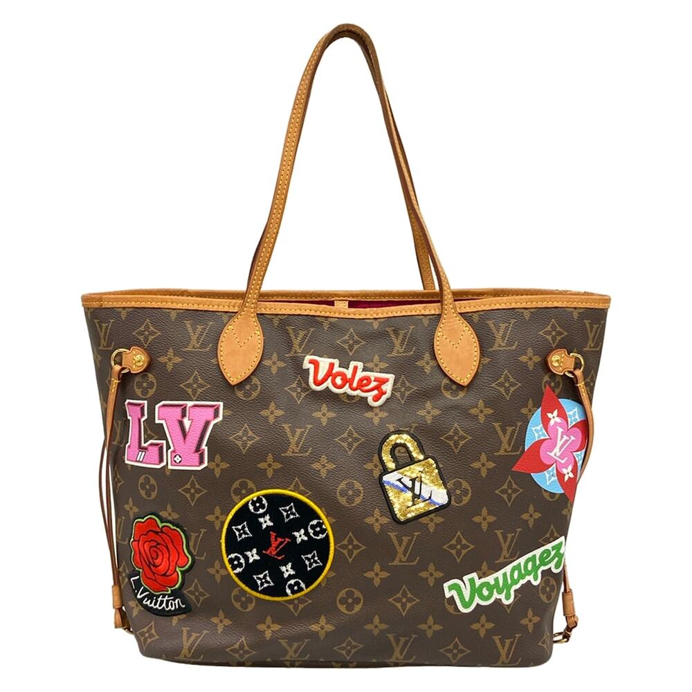 Louis Vuitton Neverfull MM Monogram Tote Bag M43988 Multi
